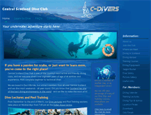 Tablet Screenshot of c-divers.com